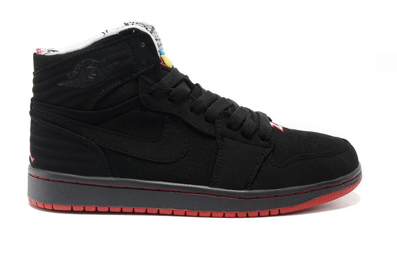 Air Jordan 1 Men Shoes Black Online